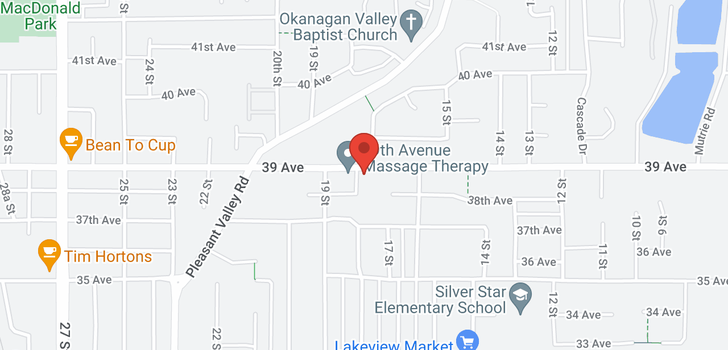 map of #1 1704 39th Avenue